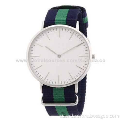 316L stainless steel, case mix color, nylon strap, unisex watches, Miyota movement, 5ATM